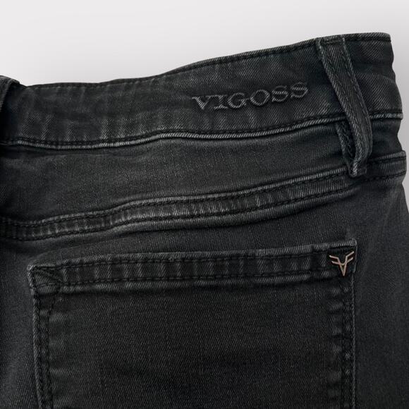 Vigoss Black Skinny Denim Jeans | Women’s Black Distressed Denim Size 30 - Picture 5 of 8